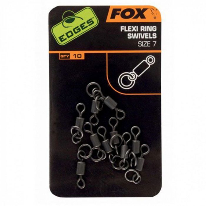 Fox EDGES&trade; Flexi Ring Swivel Mărime 7