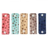 Bigudiuri Păr fără Căldură, Set 5 Bucăți, Multicolor, Diametru 4cm, pentru Bucle Naturale, Material Textil, Fixare Clips