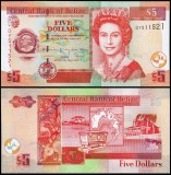 !!! BELIZE - 5 DOLARI 2020 - P 67 h - UNC // NU TRIMIT PRIN CURIER