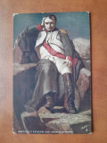 Napoleon Bonaparte pe insula Sf. Elena, carte postala ilustrata