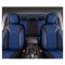 Set Huse Scaune Auto pentru Land Rover Range Rover - Panda Paris, Albastru-Negru, 11 piese