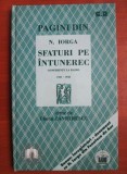 SFATURI PE INTUNEREC - N. IORGA (Conferinte la Radio (1931-1940))