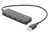 Hub USB 2.0 Negru 4 Porturi 0.3m, Gembird