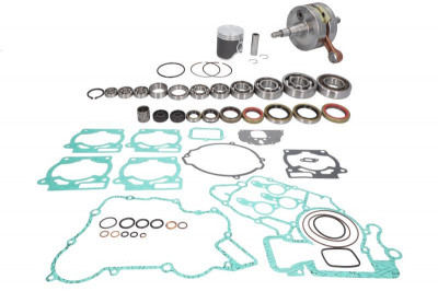 Engine repair kit. tłok STD (a set of gaskets with seals. crankshaft. gearbox bearing. piston. shaft bearing. water pump and shaft repair kit) KTM SX. foto