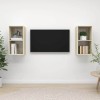 VidaXL Dulapuri TV suspendate 2 buc, stejar sonoma, lemn prelucrat 3079847