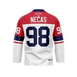 Echipa națională de hochei tricou de hochei Czech republic Olymp 2026 Martin Nečas white - L