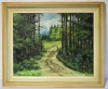 G. Suditu - Carare in padure - Peisaj - ulei/placaj - semnat/datat 1994, Peisaje, Realism