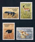 ALGERIA 1967 FAUNA ANIMALE DIN DESERTUL SAHARA, Nestampilat