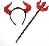 Sleteen Devil Pitchfork Accesorii pentru costume pentru adulți și copii Devils D