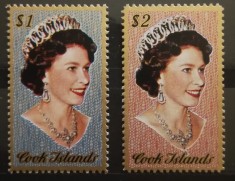 BC53, Cook Islands 1974, serie regina Elisabeta a Ii-a foto