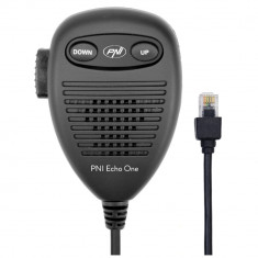 Microfon PNI Echo One pentru PNI HP 6500 si PNI HP 7120 cu modul de ecou ajustabil si roger beep programabil compatibil cu orice model de statie radio