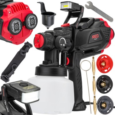 Pistol de vopsit, 650 W, Red Technic RTPDM0020 foto