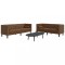 vidaXL Set canapele Chesterfield perne 2 piese maro piele &icirc;ntoarsă eco
