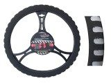 Husa volan gri, din burete, diametru 37-39cm AutoDrive ProParts, Automax