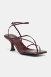 Jeffrey Campbell sandale Fluxx culoarea bordo, JC-935-9-104