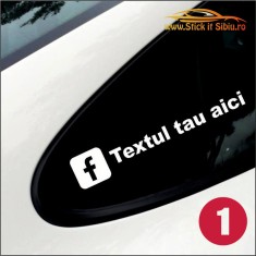 Sticker Facebook Personalizat foto
