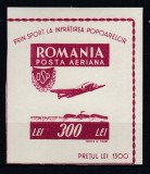 ROMANIA 1946 LP 201 OSP NEDANTELAT SARNIERA