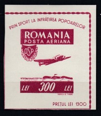 ROMANIA 1946 LP 201 OSP NEDANTELAT SARNIERA foto