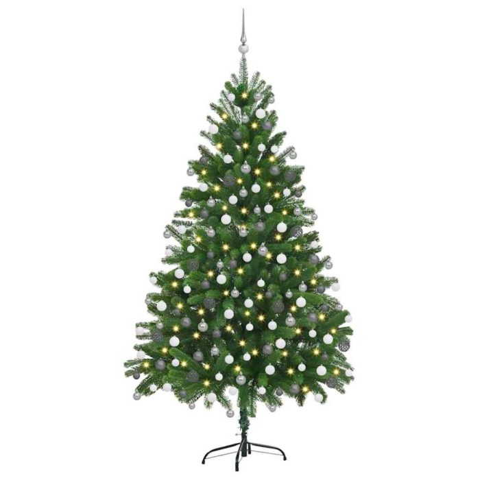 vidaXL Brad de Crăciun artificial Verde 180 cm PE