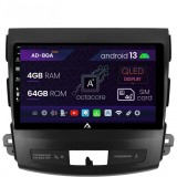 Cumpara ieftin Navigatie Mitstubishi Outlander Peugeot 4007 Citroen C-Crosser, Android 13, A-Octacore 4GB RAM + 64GB ROM, 9 Inch - AD-BGA9004+AD-BGRKIT276
