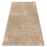 Covor Shaggy Micro carmel, 80x150 cm, Dreptunghi, Poliester