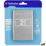 Hard disk Extern Verbatim STORE &#039;N&#039; GO Negru Argintiu HDD 2 TB (4 Unități)