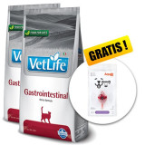 Cumpara ieftin Farmina Vet Life Gastrointestinal Feline 2x5 kg + Arpalit NEO GRATUIT