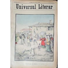 Revista Universul Literar nr.46/1897 pe coperta Nenorocirea din Ostrovo