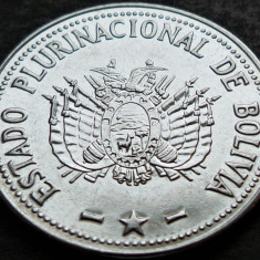 Moneda exotica 20 CENTAVOS - BOLIVIA, anul 2012 * cod 4388 B = excelenta