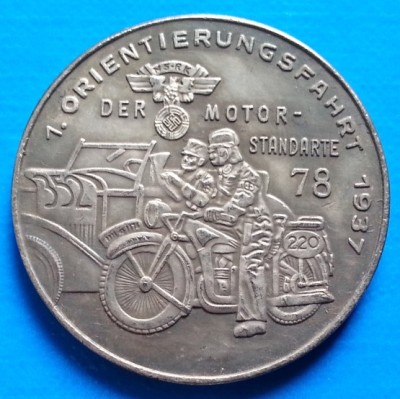 1937 N&amp;uuml;rnberg Auto-Moto 40mm foto
