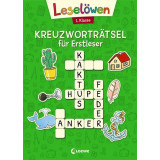 Lesel&ouml;wen Kreuzwortr&auml;tsel f&uuml;r Erstleser - 1. Klasse (Gr&uuml;n)