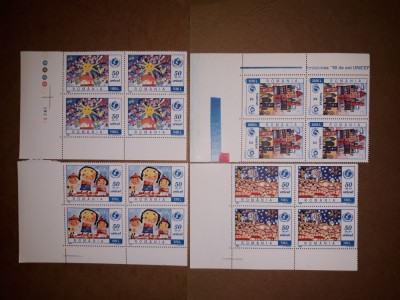 TIMBRE ROMANIA MNH-1996 /LP 1408- 50 DE ANI U.N.I.C.E.F foto