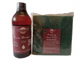 Prep&#039;N&#039;Shine-Pure Breed Oil &amp; Hand Pad&rsquo;s Medium Abrasive verde, 500 ml