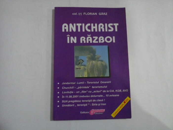 ANTICRIST IN RAZBOI - FLORIAN GARZ