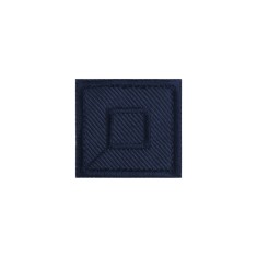 Petic termoadeziv patrat Crisalida, 33 x 33 mm, Bleumarin