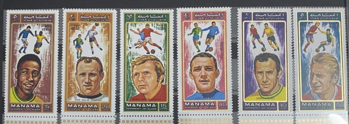 MANAMA 1972 - FOTBAL - JUCATORI DE TOP