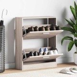 vidaXL Pantofar cu 2 compartimente, lemn, aspect de stejar 241243