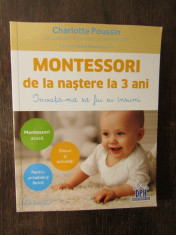 Montessori de la nastere la 3 ani - Charlotte Poussin foto