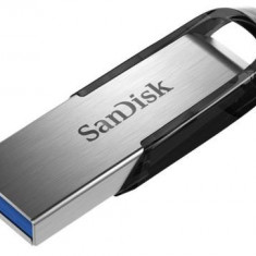 Stick USB SanDisk Cruzer Ultra Flair, 256GB, USB 3.0 (Negru/Argintiu)