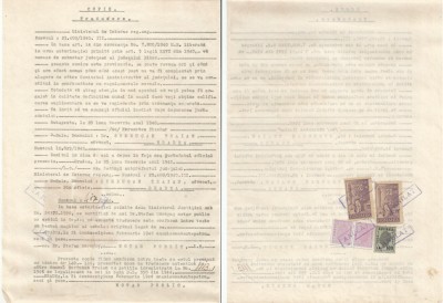 Romania, Ministerul de Interne, numire, traducere, copie fiscalizata, 1946 foto