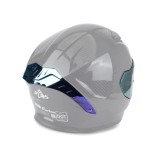 Spoiler spate iridium pentru casca moto PES R01 Carbon &ndash; aripă aerodinamică (Helmet Rear Wing) ECE/DOT