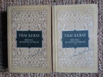 Balciul desertaciunilor (2 volume) - William Thackeray foto