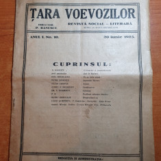 revista tara voevozilor 20 iunie 1925-art. jud covasna,art. slav in balcani