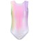 Body gimnastica pentru fete Bezonier, fara maneci, multicolor, 100 (3-4 ani) - OUTLET