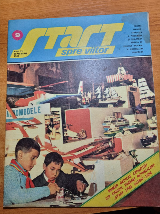 revista pentru copii - start spre viitor septembrie 1986