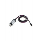 Cablu de date OTB Micro-USB cu lumina de functionare animata-Culoare Negru