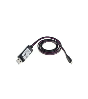 Cablu de date OTB Micro-USB cu lumina de functionare animata-Culoare Negru foto