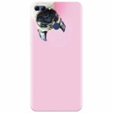 Husa silicon pentru Huawei Y9 2018, Dog And Pink