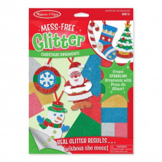 Set Creatie Cu Sclipici Ornamente De Craciun Melissa And Doug foto