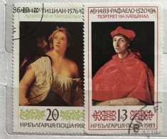 (B ) Timbre serii Straine tema Picturi Arta Bulgaria